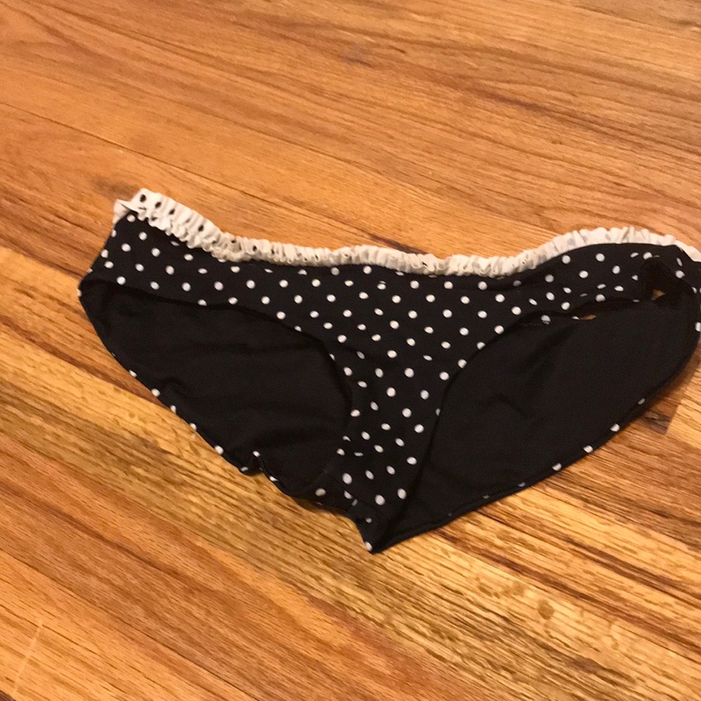 Victoria secret Black polka dot bikini  bottom